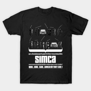 SIMCA RANGE - French advert T-Shirt